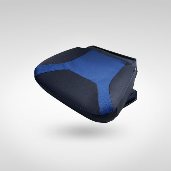 Assise Complète Conducteur Opel Vivaro A (2001–2014) – Tissu Bleu/Gris d’Origine & Mousse Haute Densité, Fabrication Française